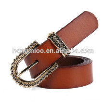 Vintage élégante estampage en cuir véritable ceinture classique ceinture de décoration ceinture ceinture équitation équitation courroie